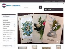 Tablet Screenshot of chaloncollections.com